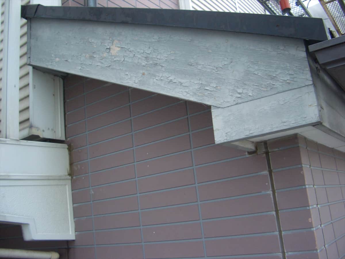 １階の破風木部