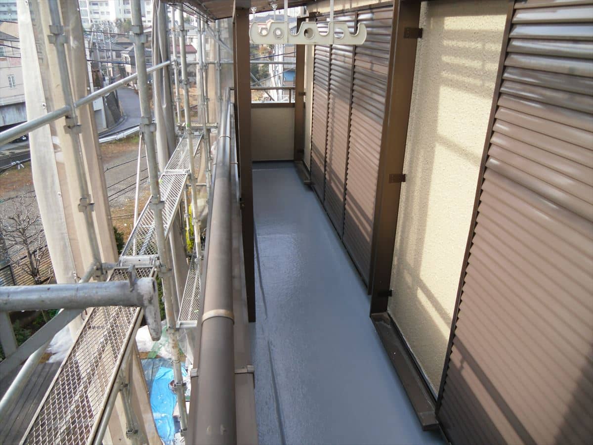 CIMG7995_R | 外壁塗装は神奈川県横浜市の塗装職人 メッシュシート巻き上げ
