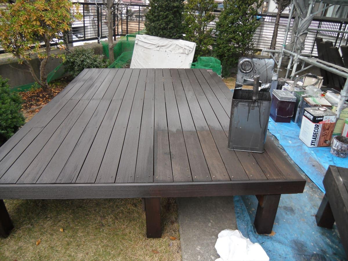 CIMG7998_R | 外壁塗装は神奈川県横浜市の塗装職人 縁側デッキ塗装