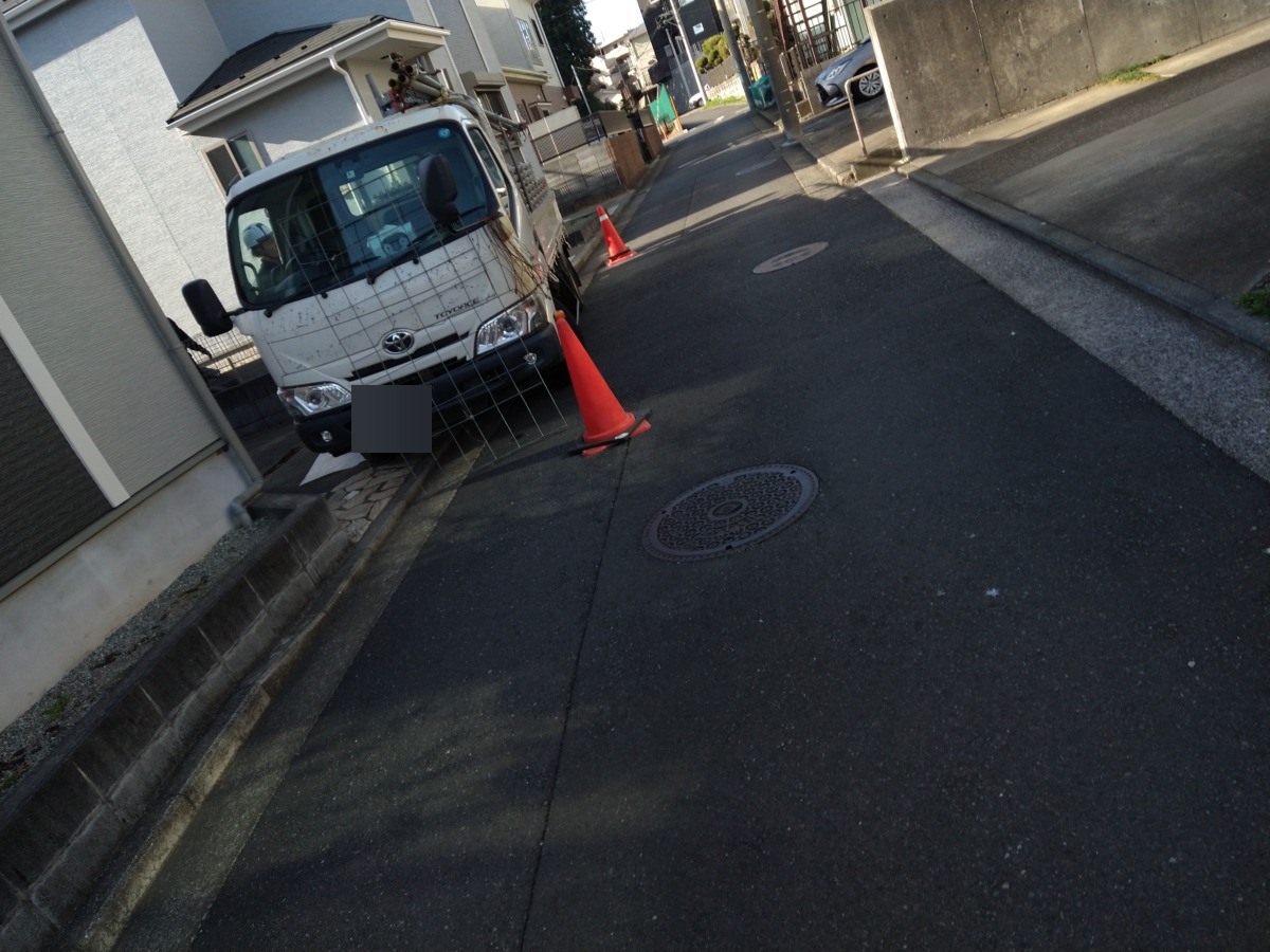 asahi-008-v2 | 外壁塗装は神奈川県横浜市の塗装職人 足場班現地確認①