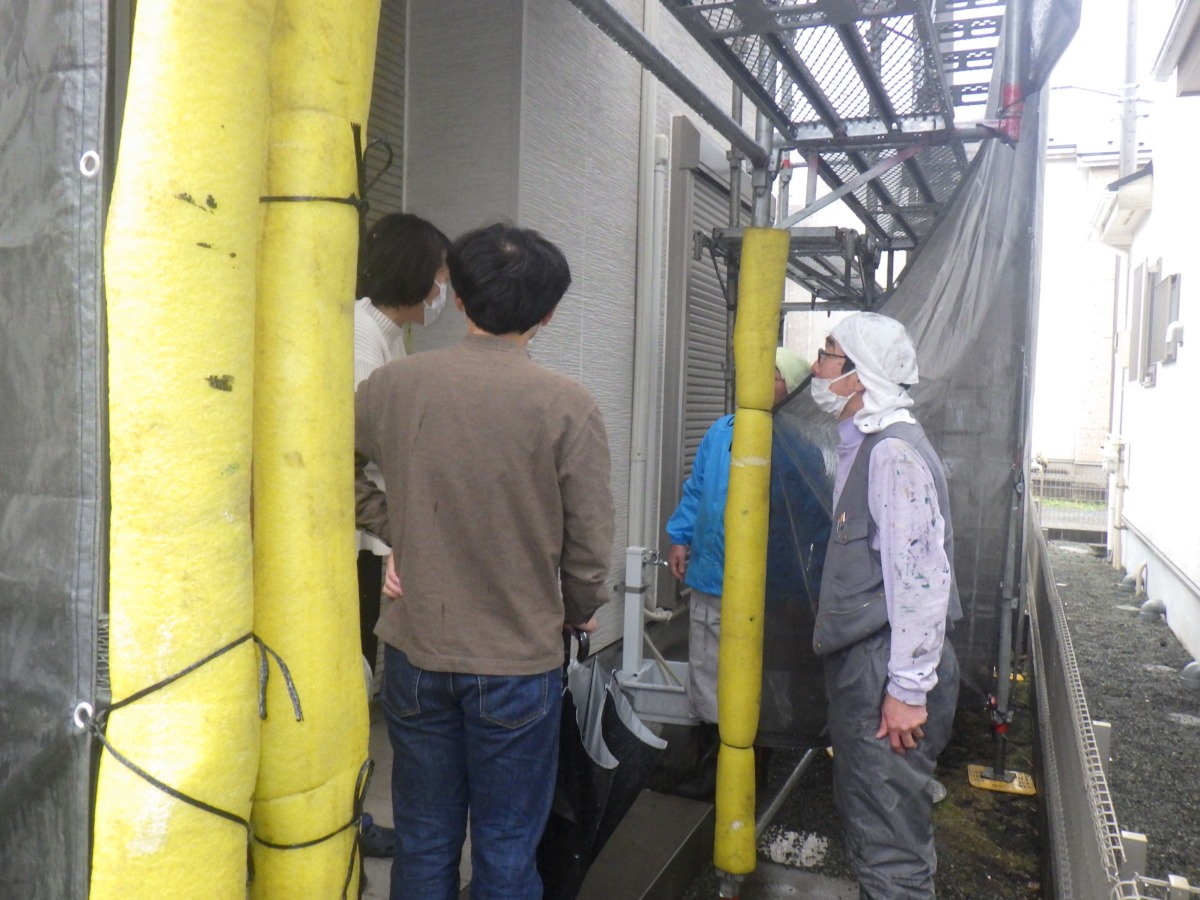 asahi-036-v2 | 外壁塗装は神奈川県横浜市の塗装職人 建物まわりの確認