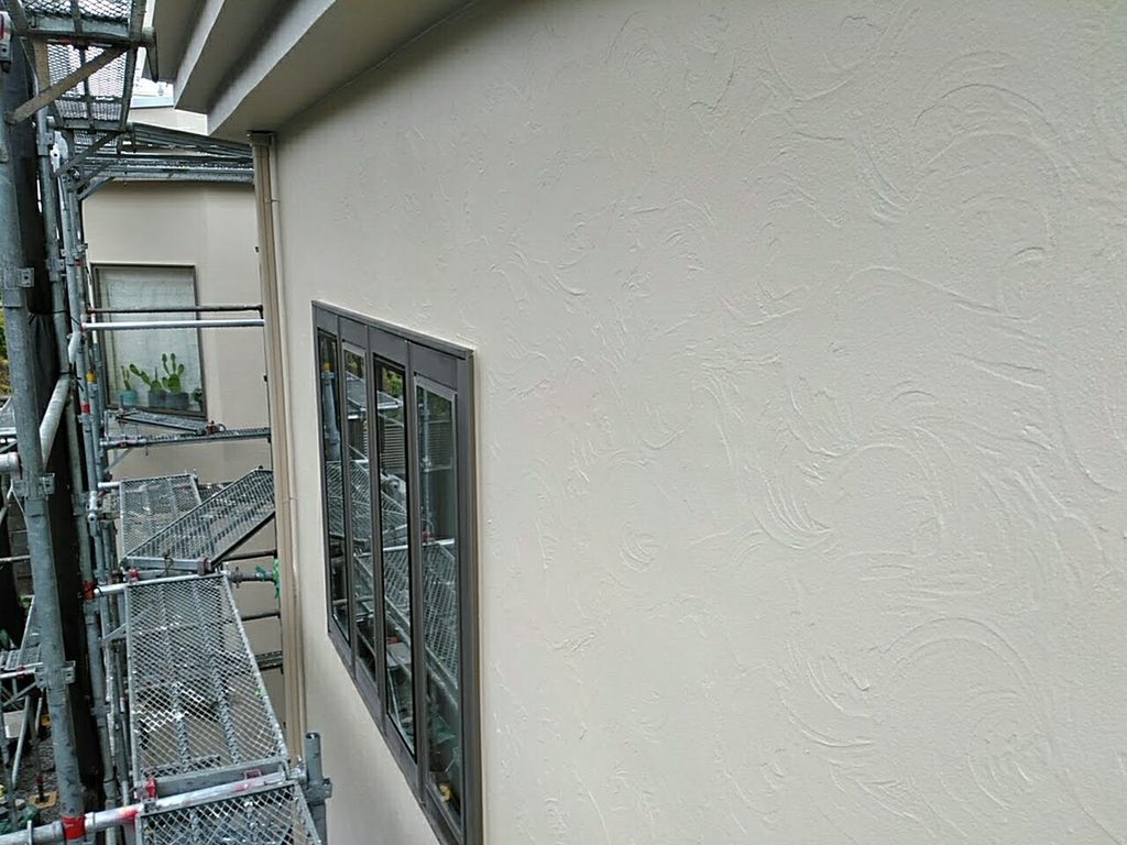 ジョリパット外壁の塗装後
