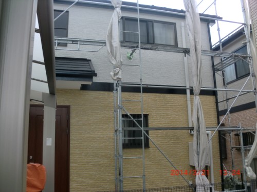 2014年3月21日　川崎市宮前区：塗装完了後の外観2