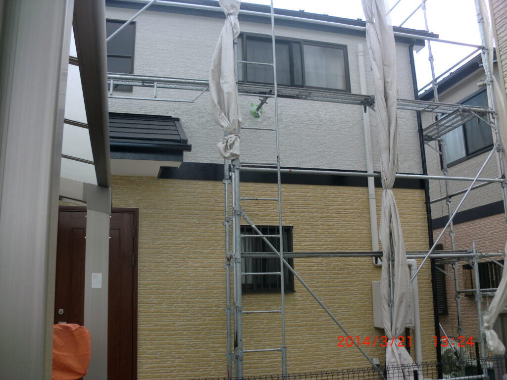 2014年3月21日 川崎市宮前区:塗装完了後の外観2