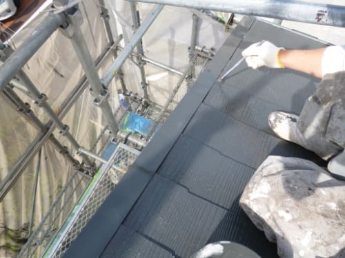 東京都大田区での外壁塗装と屋根上塗りで遮熱性能向上