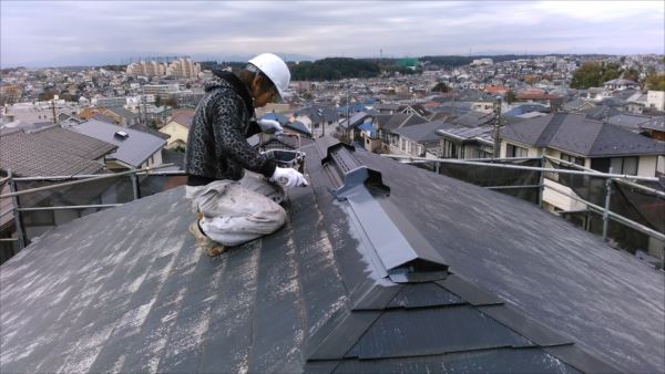 屋根の上から見た素晴らしい光景：職人カズ