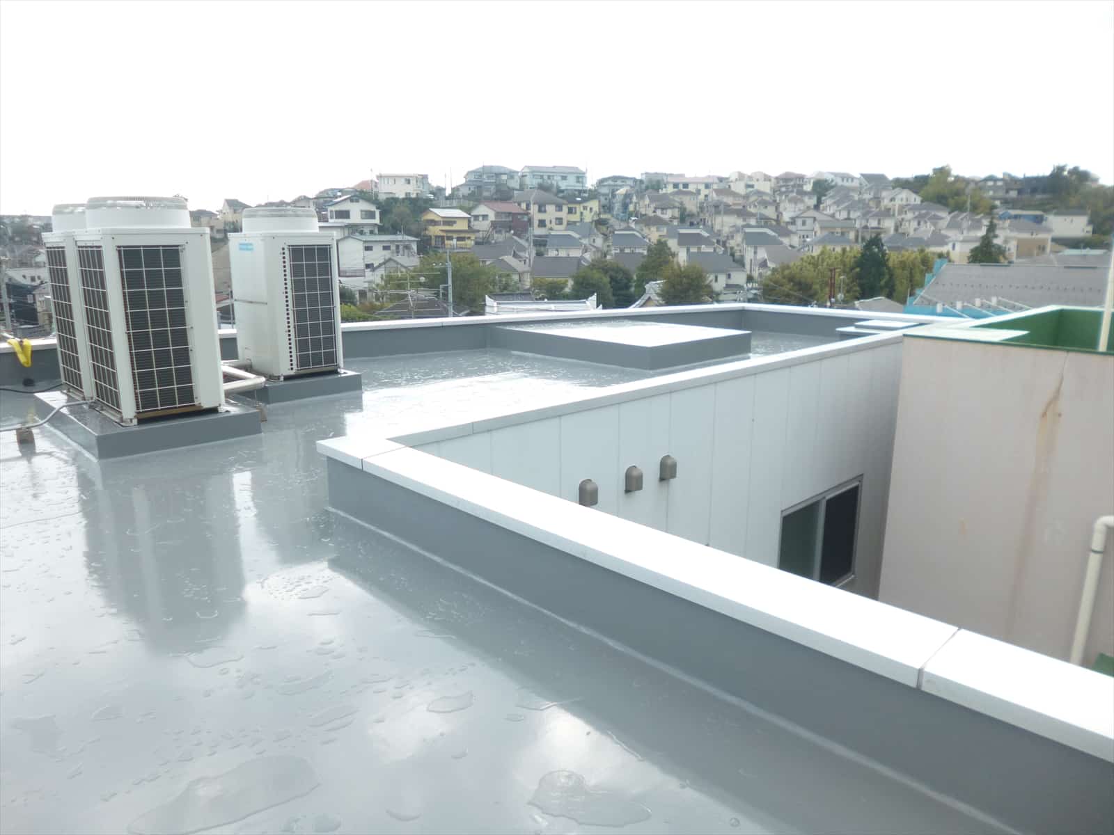 屋上防水の完成