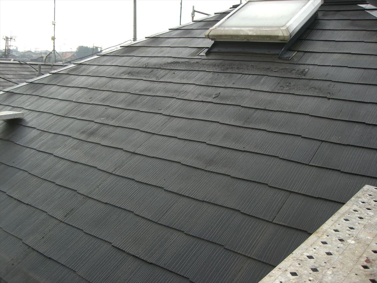 ソーラーパネル撤去後の屋根